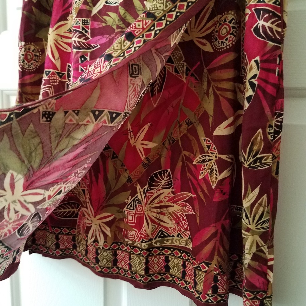 Requirements Tropical Wrap Skirt - Picture 4 of 6